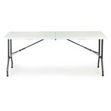 Modern Home NZK-180S sklopivi stol bijeli 180x70cm | shoptok.hr