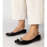 Gemre Black ballet flats adorned with a bow Maddalena | Shoptok.si