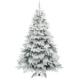 vidaXL Umestno božično drevo med 300 LED Zelena 240 cm PE in PVC | Shoptok.si