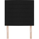  LED glava kreveta s LED trakama s uzglavljem Crna 90 cm tkanina | shoptok.hr