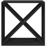  Stojalo za vino Črna 62x25x62 cm trdna borovina, (20766735) | Shoptok.si