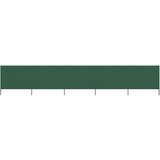  Vjetrobran s 5 panela od tkanine 600 x 160 cm zeleni | shoptok.hr