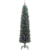  Umjetno božićno drvce Zelena 210 cm PVC i čelik i plastika | shoptok.hr