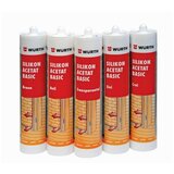 Würth silikon acetat basic crni 280 ml 18923176 Cene