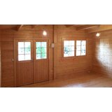 Male kuće Drvena vrtna kućica RAMSI 475 × 475 cm – bez završnog krovnog pokrova | shoptok.hr