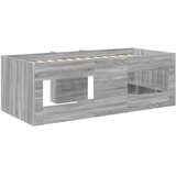  Kreveta za visoko spavanje djece 2 pcs Siva Sonoma - Siva Sonoma 100 x 200 cm | shoptok.hr