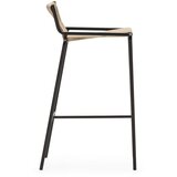 Marckeric Bež metalna barska stolica (visine sjedala 65 cm) Emily – | shoptok.hr