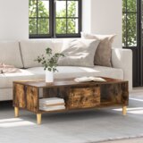 vidaXL s pohranom s vratima Dimljeni hrast 103.5 x 60 x 35 cm Konstruirano drvo | shoptok.hr