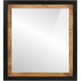  Kupaonsko ogledalo 55x1x60 cm od stakla i masivnog drva manga | shoptok.hr