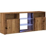 TV ormarić LED boja drva 120x30x50 cm konstruirano drvo | shoptok.hr