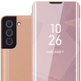 Cadorabo CARE, združljiv s Samsungom v Kunzit Pink - prozorno za zaščito z ogledalom z zrcalo z funkcijo stojala 360 stopinj zaščita, (20587855) Cene