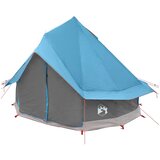 Tipi šator s krovom Plava 250 x 250 cm Poliester i čelik | shoptok.hr