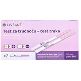 LIVSANE Test traka za utvrđivanje trudnoće, 2 komada Cene