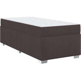  Konstrukcija postelje z vzmetnico Temno rjava 90 x 190 cm blago, (5000125811) | Shoptok.si