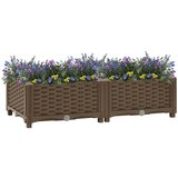 Furnova Visoka greda 80x40x23 cm polipropilen, (21920382) Cene