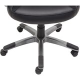 Hom`in pisarniški stol kovina, umetna masa, tekstil črna, siva | Shoptok.si