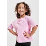 Urban Classics Girls' Organic Oversized Pleated T-Shirt Girls' Pink | Shoptok.si