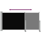  Uvlačiva bočna tenda za terasu 120 x 300 cm crna | shoptok.hr