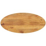 vidaXL Mizna plošča 90x40x2,5 cm ovalna trden mangov les Cene