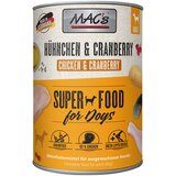  Varčno pakiranje MAC's Adult Superfood 12 x 400 g - Piščanec in brusnice | shoptok.hr