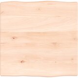 vidaXL Stolna ploča 40x40x2 cm netretirana hrastovina sa živim rubom | shoptok.hr