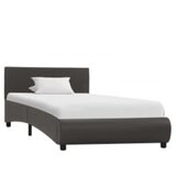 Okvir za krevet od umjetne kože s LED svjetlom sivi 100x200 cm | Eponuda.ba