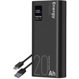 Onasi Energy Pulse zunanja baterija powerbank 20000 mAh 22,5W - črna | Shoptok.si