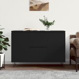 vidaXL Komoda crna 104x35x70 cm od konstruiranog drva Cijene