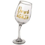  Kozarec za vino Drunk Again | Shoptok.si