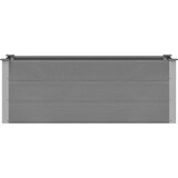  Vrtna Posuda za Sadnju WPC 150x50x54 cm Siva | shoptok.hr
