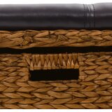  Klupa s 2 košare od morske trave 71 x 40 x 42 cm smeđa | Eponuda.com