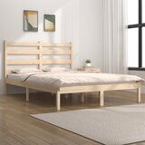 Maison Chic Posteljni okvir - Dvoposteljna postelja - Zakonska postelja iz trdne borovine 120x200 cm-J14394, (21762840) | Shoptok.si