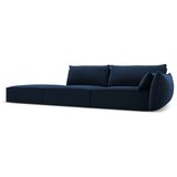 Mazzini Sofas Tamno plava baršunasta sofa s desnim kutom 264 cm Vanda – | shoptok.hr