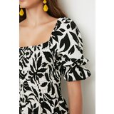 Trendyol Limited Edition Black Woven Patterned Gimped Midi Woven Dress | Eponuda.ba