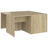 Furnova Klubske mizice 4 kosi sonoma hrast 33x33x33 cm iverna plošča, (21915225) | Shoptok.si