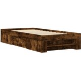  Okvir kreveta bez madraca boja hrasta 100 x 200 cm drveni | shoptok.hr
