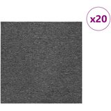  Tepih pločica Srednja Siva 50 x 50 cm 20 pcs PP i bitumen | shoptok.hr