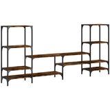 TV ormarić boja hrasta 206,5 x 28,5 x 95 cm konstruirano drvo | Eponuda.ba
