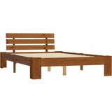  Posteljni okvir medeno rjav iz trdne borovine 140x200 cm, (20606536) | Shoptok.si