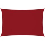 vidaXL Jedro protiv sunca od tkanine Oxford pravokutno 4 x 7 m crveno | shoptok.hr