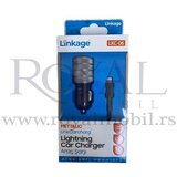  auto punjač linkage LKC-06 lightning 2.1A crni | ePonuda.com