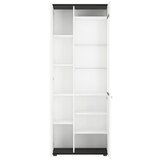 Mömax Vitrina Venezia, Črna, Bela | Shoptok.si