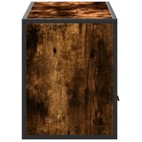  TV ormarić boja dimljenog hrasta 100x31x39,5 cm konstruirano Smeđa | shoptok.hr