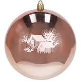  Set Božićnih kuglica 12 cm - 4 komada, ružičasta | shoptok.hr