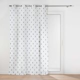 Douceur d intérieur Bijela/plava prozirna zavjesa 140x240 cm Geokid – Cijene