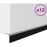  Držač četke za vrata 12 kom. Srebrno 100 cm Aluminijski legura | shoptok.hr