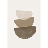 Venture Home poster Brush Strokes 50 × 70 cm, bež | shoptok.hr