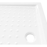  Podloga za tuširanje s točkicama bijela 90 x 70 x 4 cm ABS | shoptok.hr