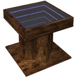  Stolić za kavu LED boja hrasta 50x50x45 cm konstruirano drvo | shoptok.hr