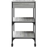  Kolica boja hrasta 60x48x89 5 cm konstruirano drvo | shoptok.hr